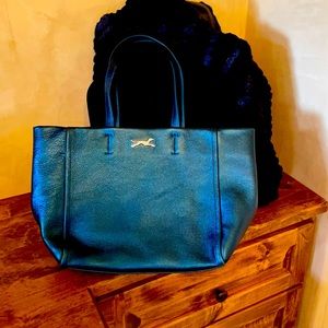 Large leather tote bag from Bimba y Lola